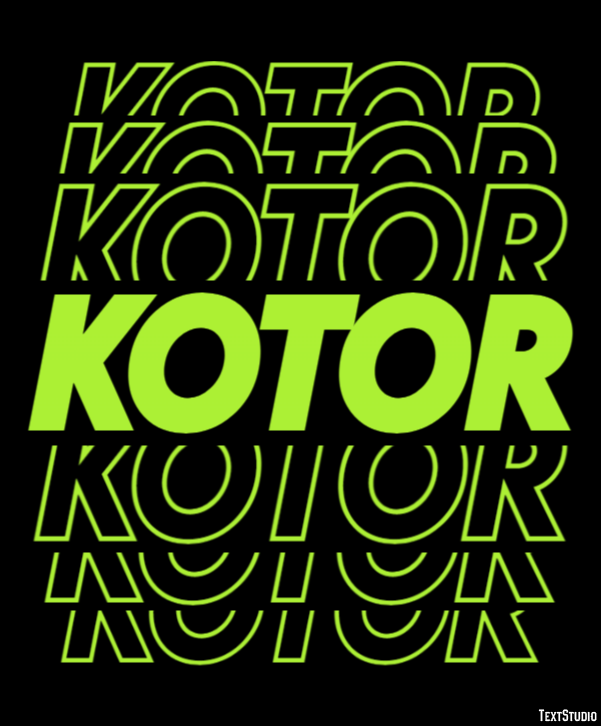 Kotor Efekt tekstowy