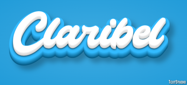 Claribel Text effect