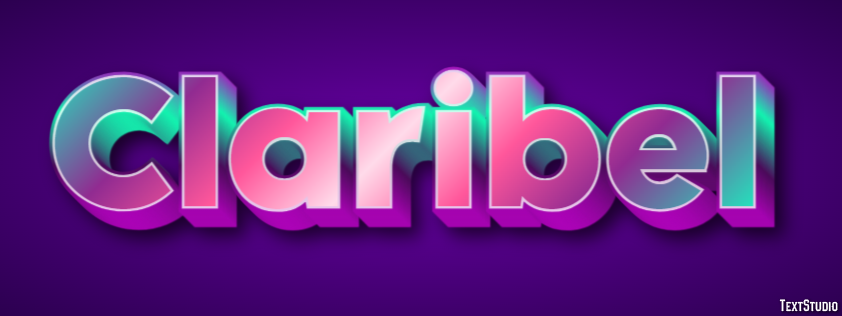 Claribel Efecto de Texto