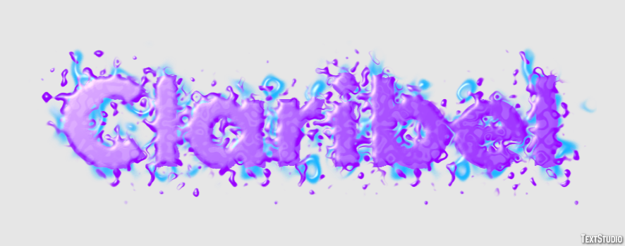 Claribel Text effect