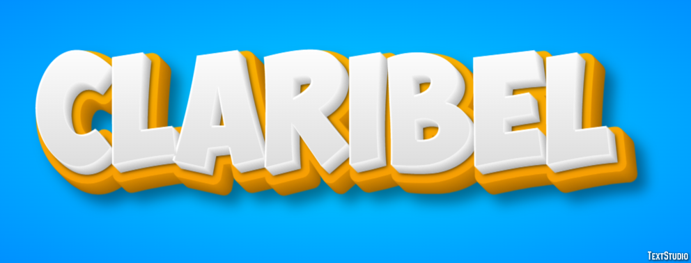Claribel Efecto de Texto