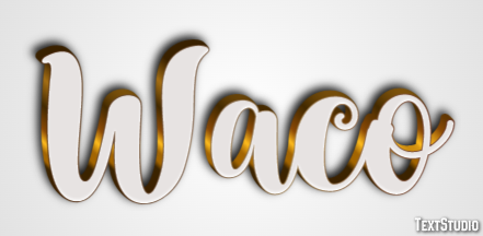 Waco Efeito de texto