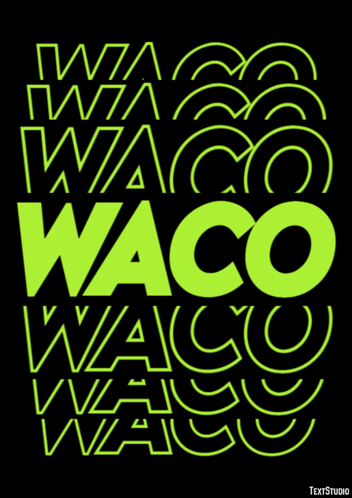Waco Efekt tekstowy