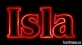 Isla Efekt tekstowy
