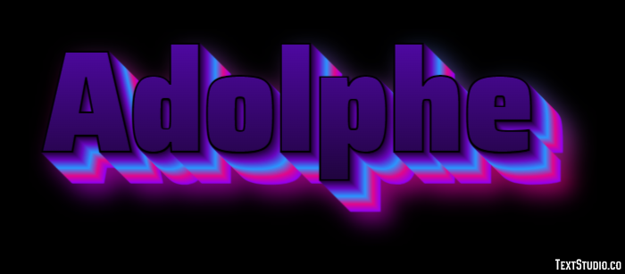 Adolphe Texteffekt
