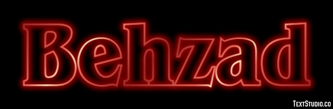 Behzad Effetto testo