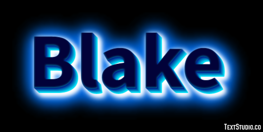 Blake Texteffekt