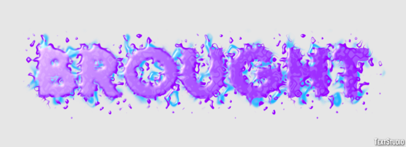 Brought Efecto de Texto