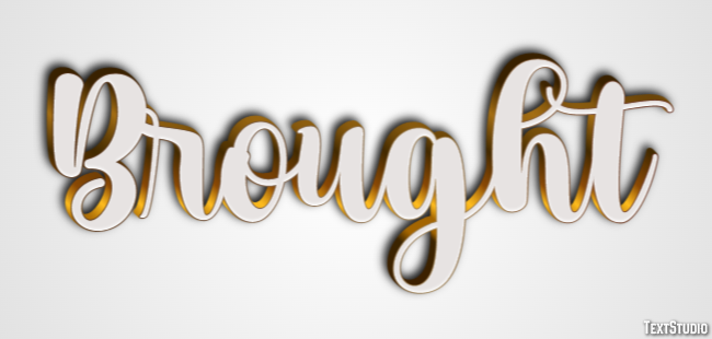 Brought Efecto de Texto