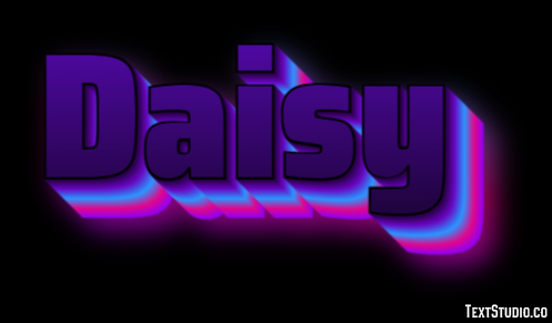 Daisy Tekst Effect
