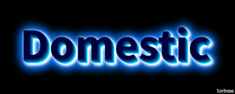 Domestic Text Effect