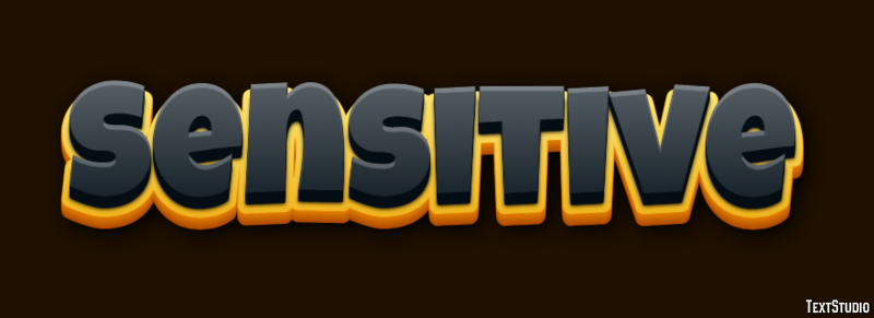 Sensitive Text Effect