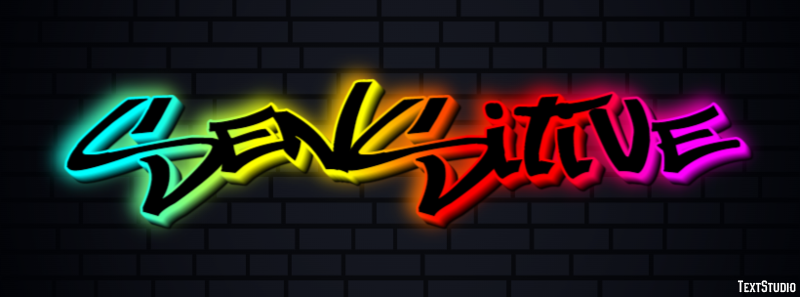 Sensitive Text Effect