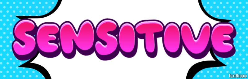 Sensitive Text Effect