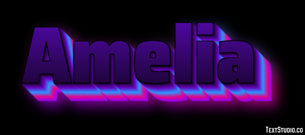 Amelia テキスト効果