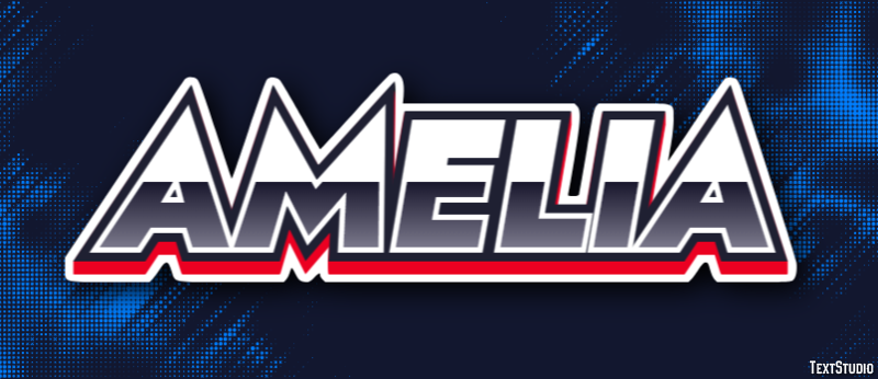 Amelia テキスト効果