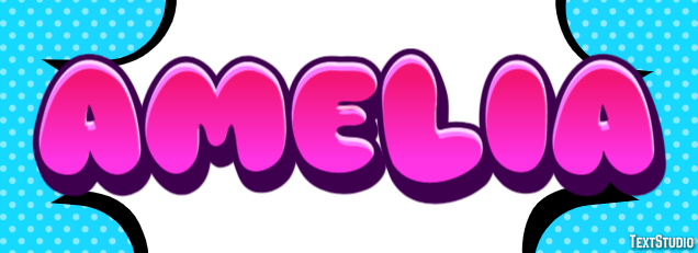 Amelia テキスト効果