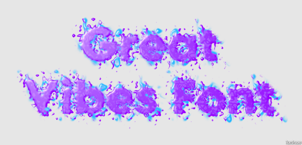 Great Vibes Font Text Effect