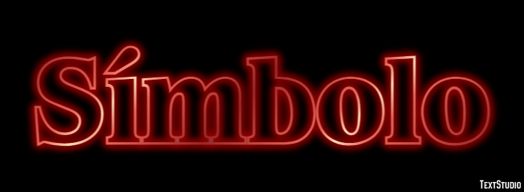 Símbolo Efecto de Texto