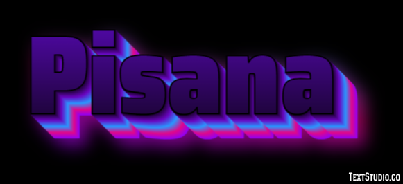 Pisana Effetto testo