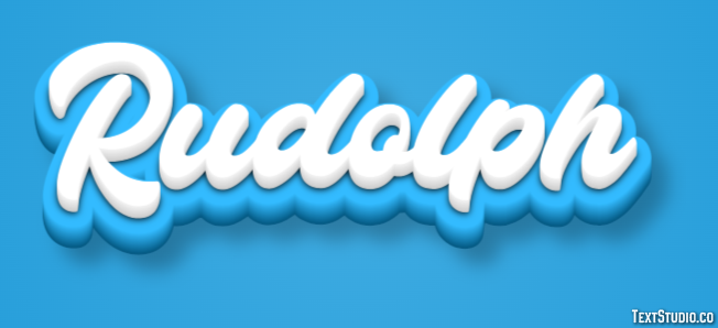 Rudolph Text Effect