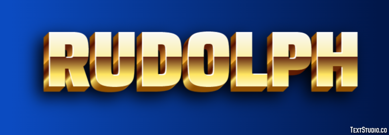 Rudolph Text Effect