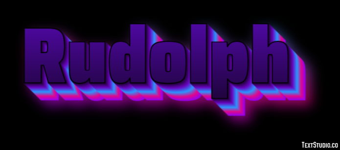 Rudolph Text Effect