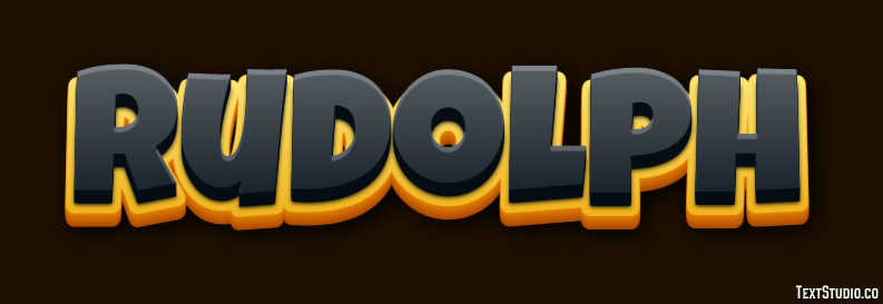 Rudolph Text Effect