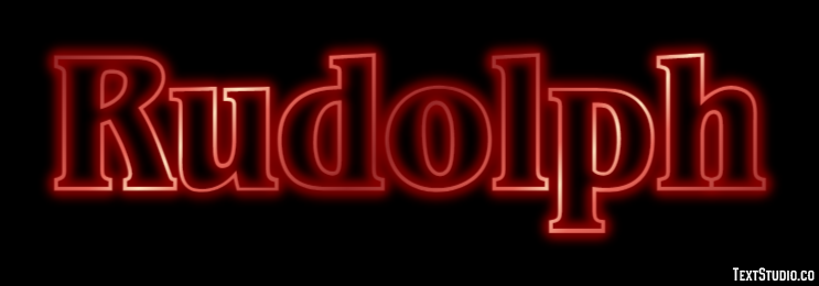 Rudolph Text Effect