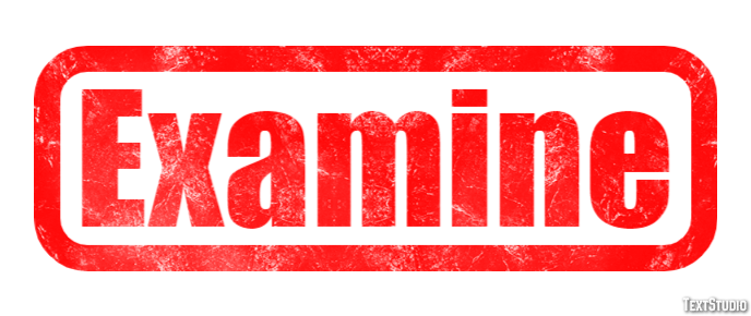 Examine Text effect