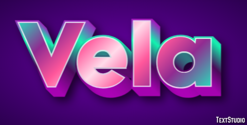 Vela Text Effect