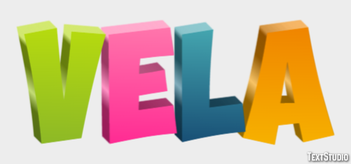 Vela Text Effect