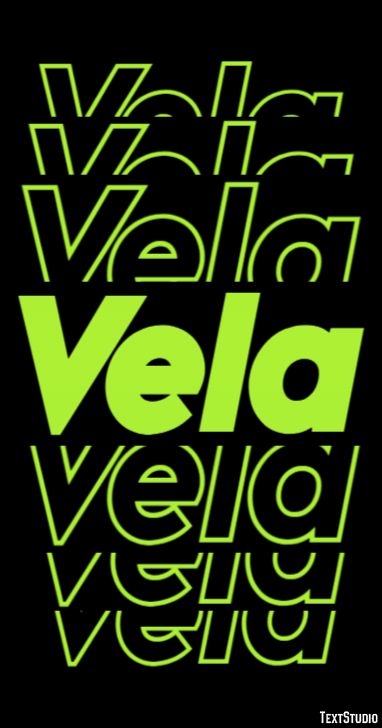 Vela Text Effect