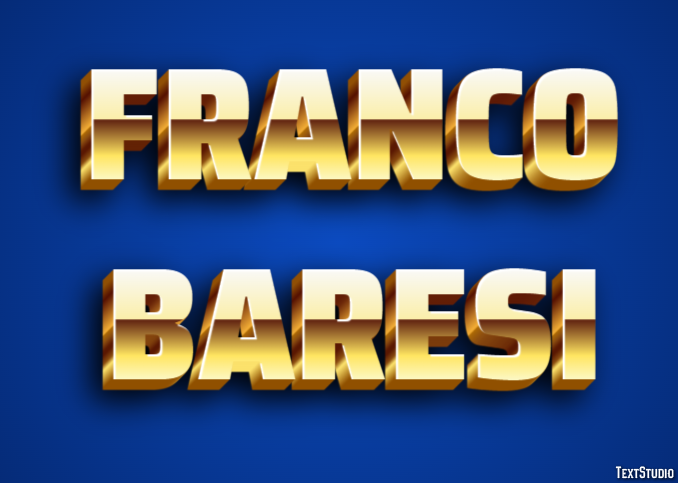 Franco Baresi Efeito de texto