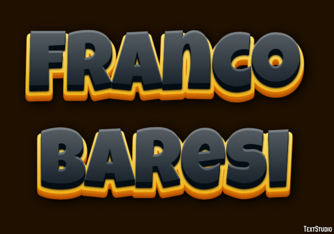 Franco Baresi Efeito de texto