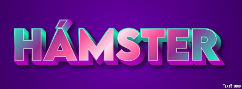 Hámster Efecto de texto