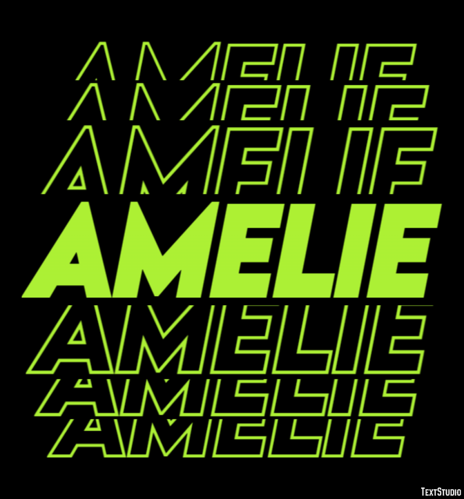 Amelie Texteffekt