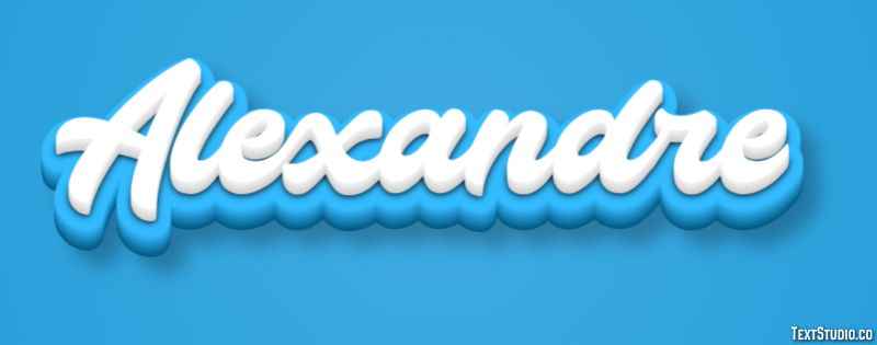 Alexandre Efecto de Texto