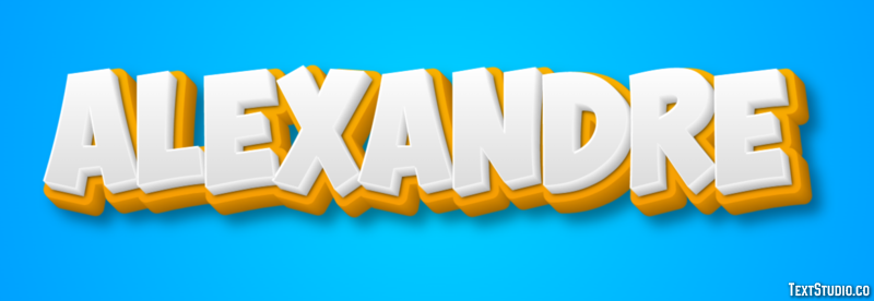 Alexandre Efecto de Texto