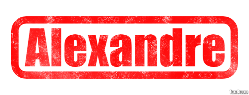 Alexandre Efecto de Texto