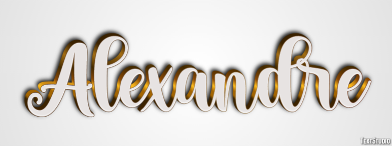 Alexandre Efecto de Texto