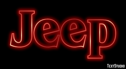 Jeep Efecto de texto