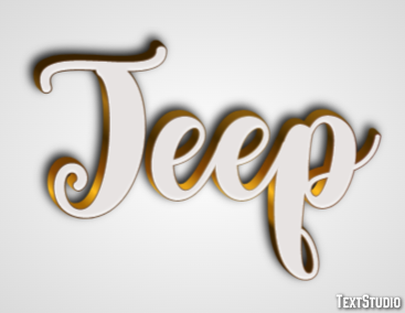 Jeep Texteffekt