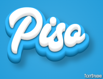 Piso Efeito de texto