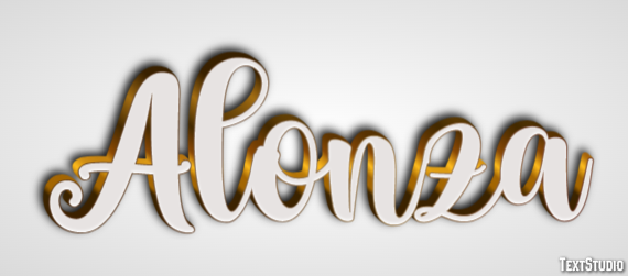 Alonza Text Effect