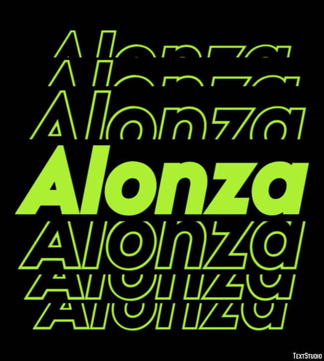 Alonza Text Effect