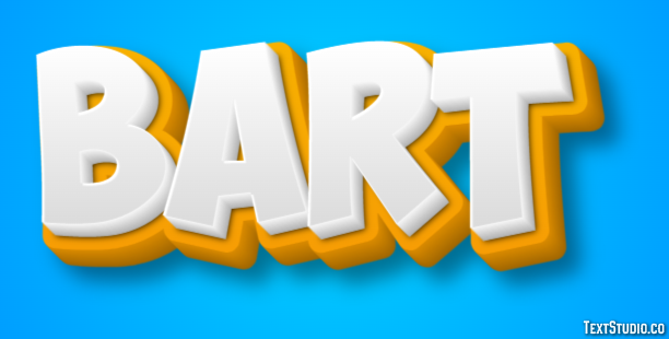 Bart Texteffekt