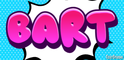 Bart Text Effect