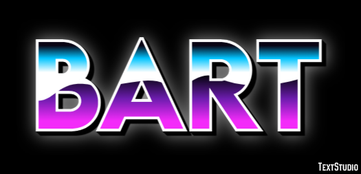 Bart Text Effect