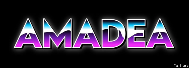 Amadea Efecto de Texto